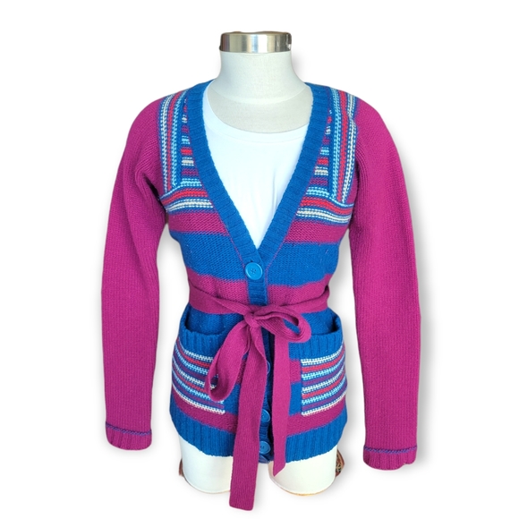 Marc Jacobs Lambswool Cardigan striped small - Picture 6 of 6